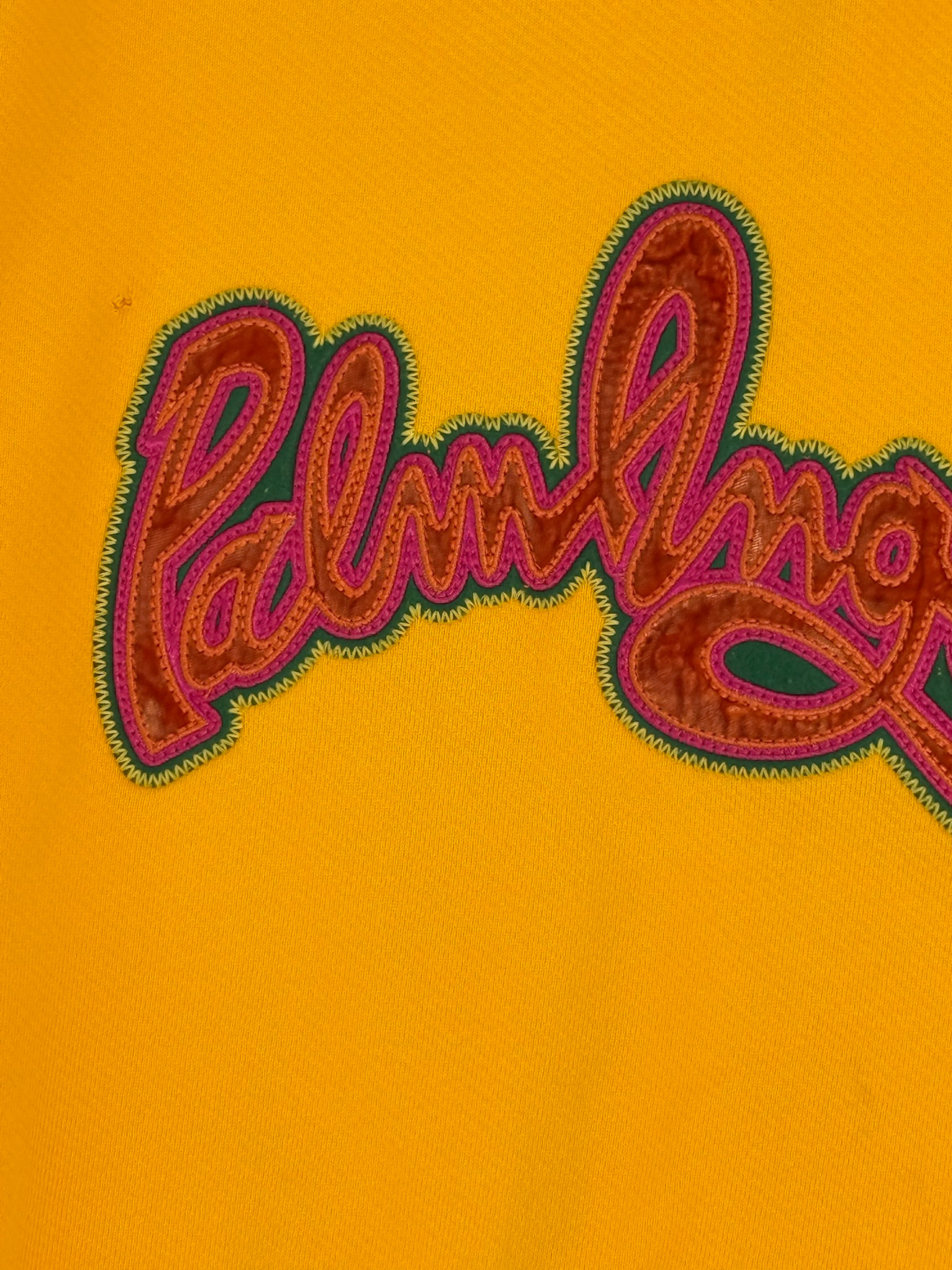 Felpa Gialla Con Logo