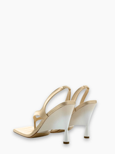 Sandali Beige Con Tacco Scultoreo - Beige | Qlhype