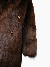 Cappotto In Pelliccia Marrone -  | Qlhype