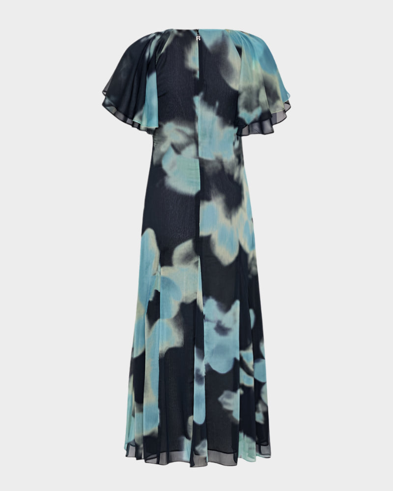 Chiffon Flowy Maxi Dress