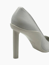 White Leather Pumps -  | dBlank