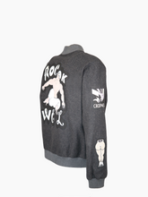 Giacca Varsity Rockwell by Parra Grigio Scuro -  | Qlhype