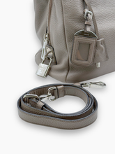 Borsa Vitello Phenix Open Convertible Tote - Beige | dBlank