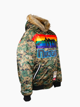 Giacca Camouflage con Cappuccio e Dettagli Multicolor -  | Qlhype
