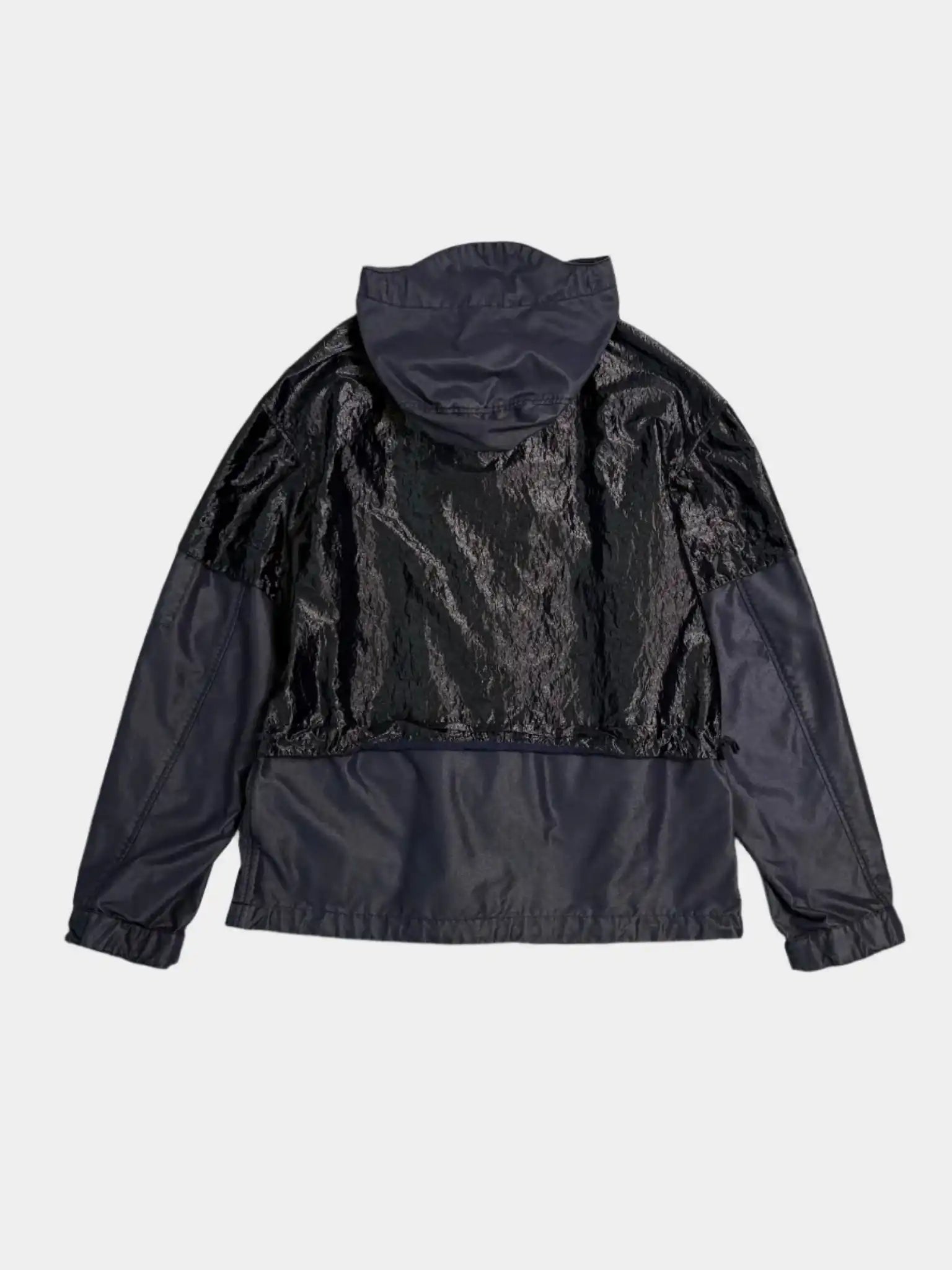 Overshirt Blu Con Cappuccio
