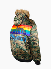 Giacca Camouflage con Cappuccio e Dettagli Multicolor -  | Qlhype