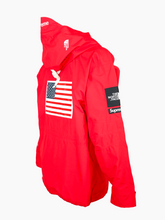 Giacca Anorak Rossa Con Cappuccio E Patch - Rosso | Qlhype