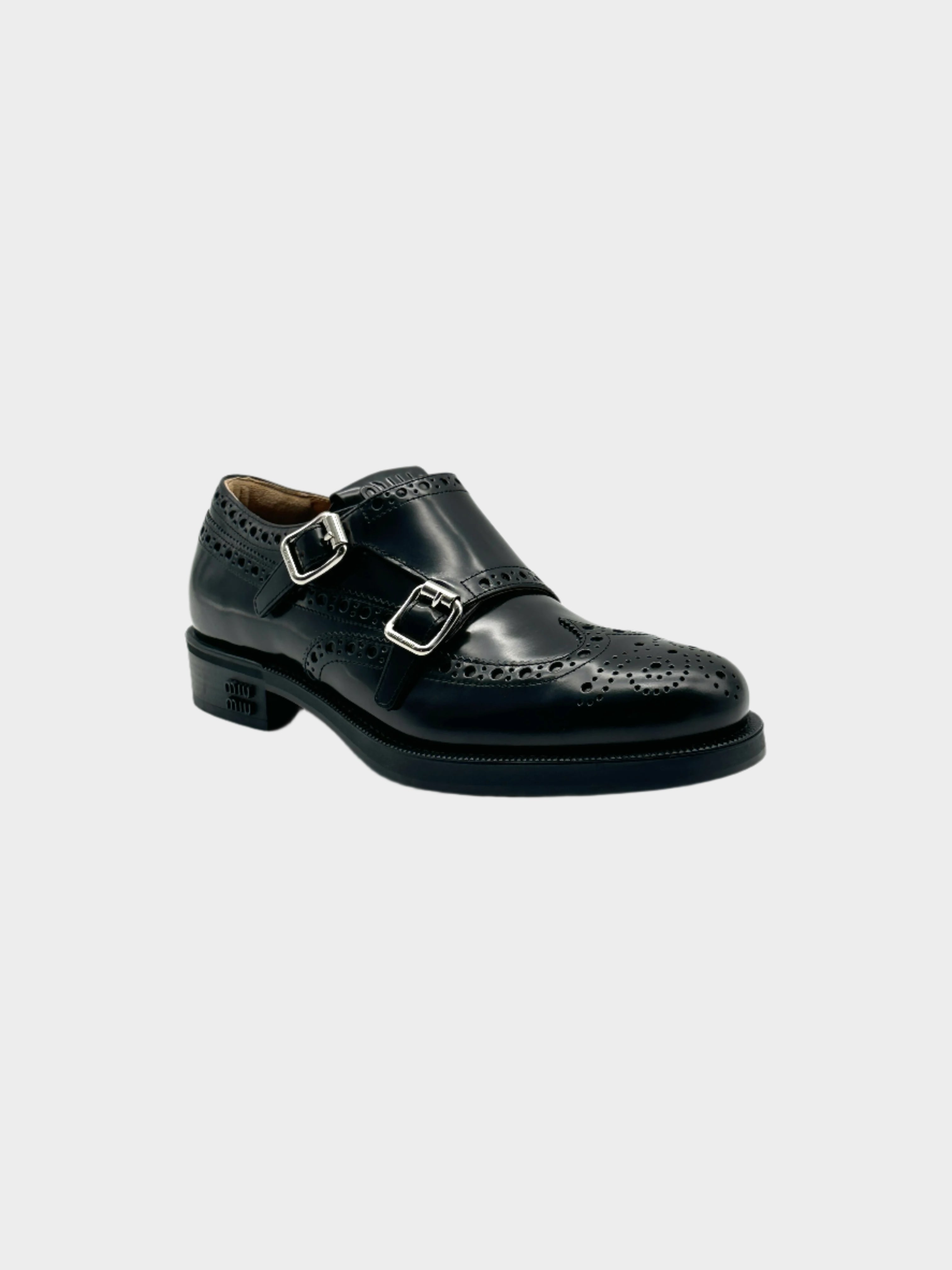 Double Monk Brogue Shoes