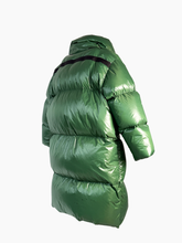 Piumino Verde Lucido Oversize - Verde | Qlhype