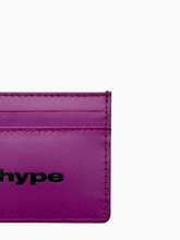 Portacarte Viola Logo Nero -  | Qlhype