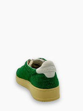 Low Suede Hair Green Sneakers - Green | dBlank
