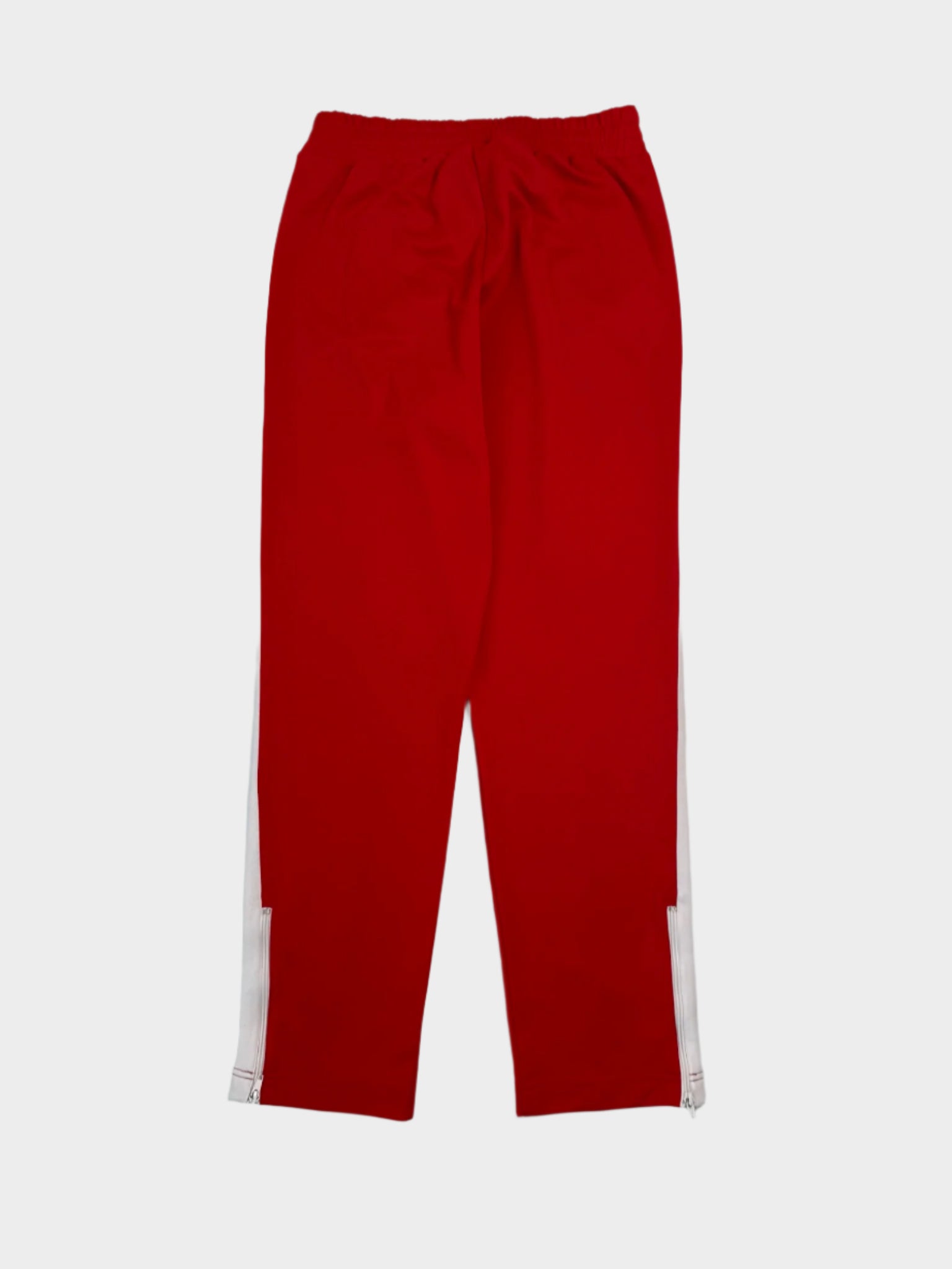 Pantaloni Rossi Con Bande Laterali E Logo Stampato