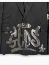 Blazer Graffiti Logo Single Breasted -  | Qlhype