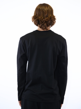 Maglia Nera Round Logo Skate - Nero | dBlank