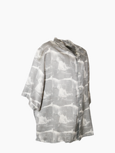 Camicia con Stampa Fotografica Grigia -  | Qlhype