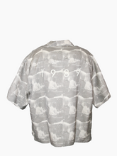 Camicia con Stampa Fotografica Grigia -  | Qlhype