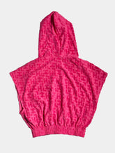 Pink Sponge Monogram Hoodie -  | dBlank