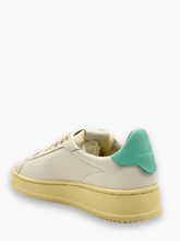 Autry White Leather Sneakers with Turquoise Details -  | dBlank