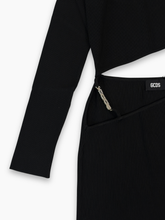 Abito Nero Asimmetrico -  | Qlhype