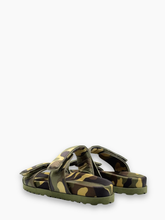 Sandali Camouflage Con Doppia Fascia - Verde | Qlhype