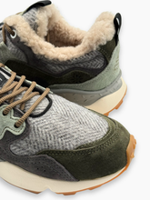 Sneakers Yamano Herringbone Fabric Shearling - Grigio | Qlhype