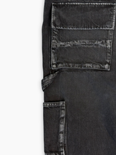 Jeans Larghi Grigi Con Tsche Laterali - Nero | dBlank