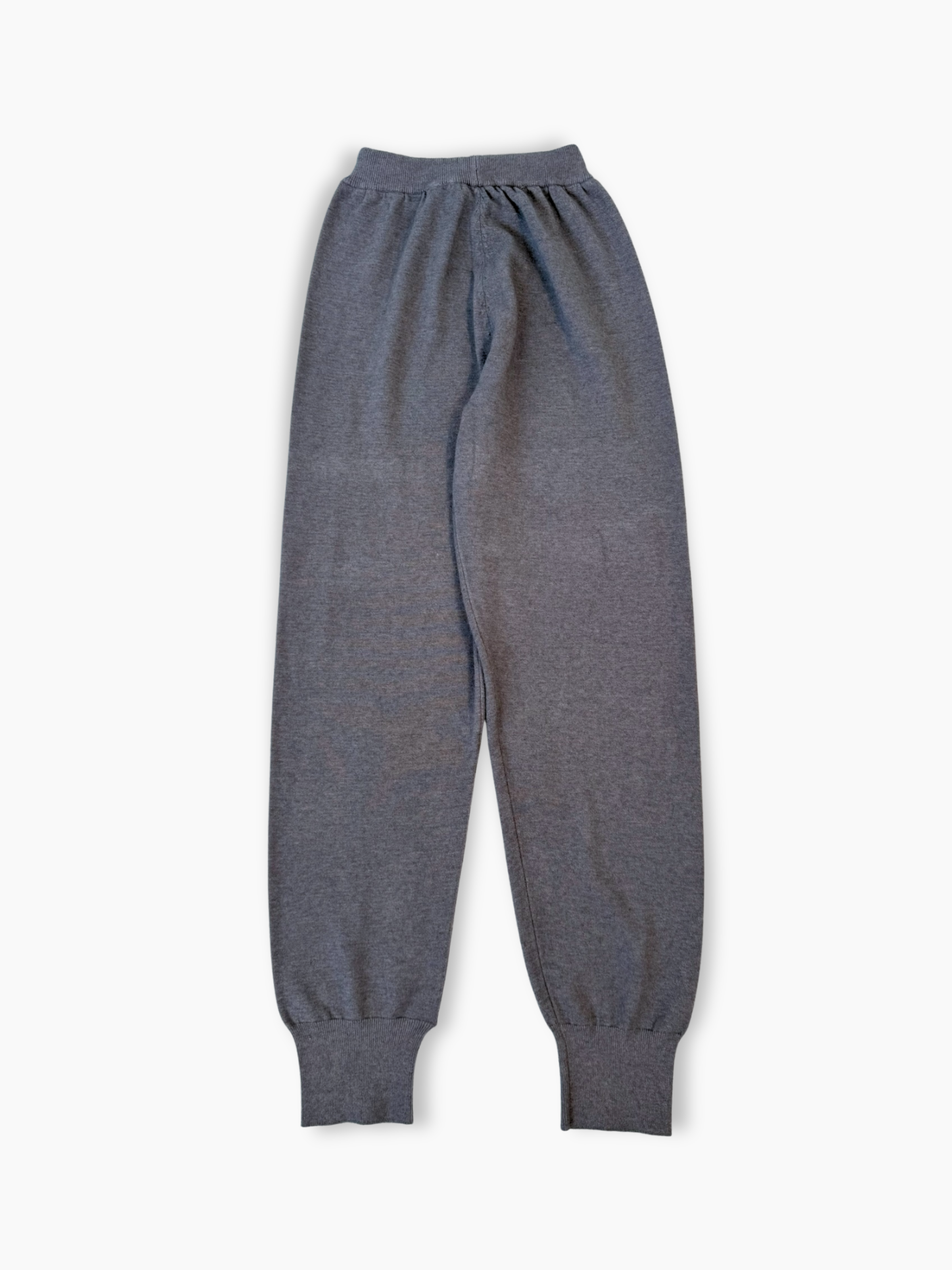 Pantaloni Jogger Grigi In Maglia