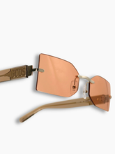 Occhiali Arancioni Geometrici - Arancione | Qlhype