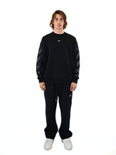 Felpa Cornely Diags Skate Crewneck - Nero | dBlank
