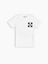 T-shirt Bianca Single Arrow Slim - Bianco | dBlank
