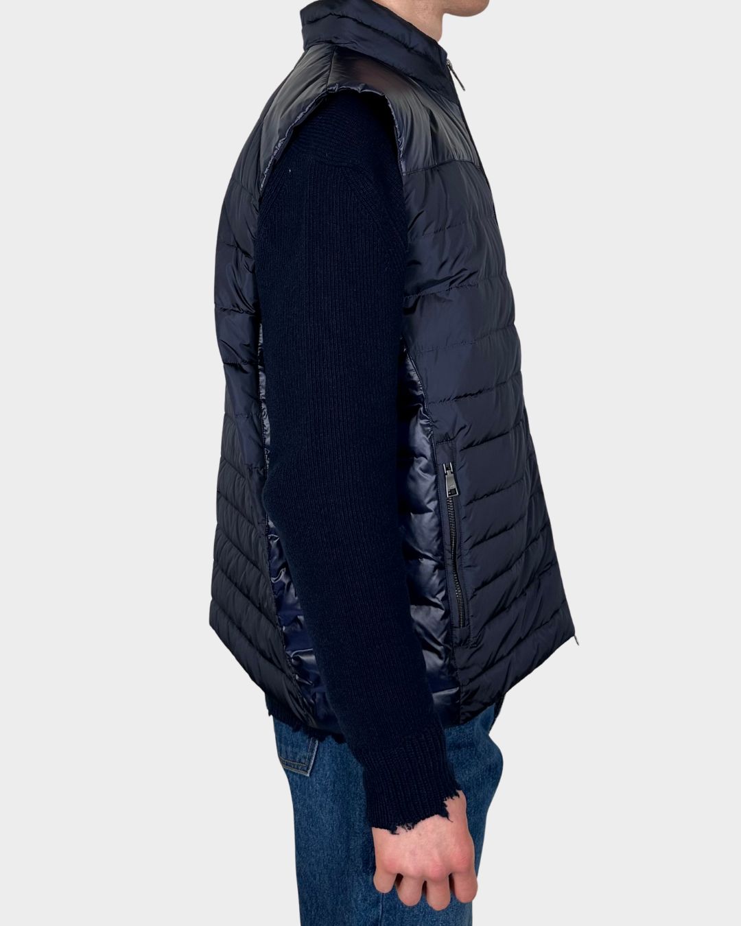 Dark Navy Down Vest