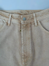 Women's Beige Denim Straight Leg Trousers -  | dBlank