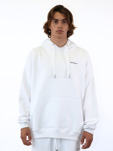 Felpa Bianca Logo Skate Hoodie - Bianco | dBlank