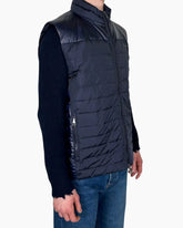 Dark blue down vest  -  | dBlank