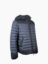 Giubbino Corto Blu Scuro Con Cappuccio - Blu | Qlhype