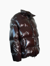 Piumino Lucido Marrone - Marrone | Qlhype