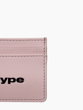 Portacarte Rosa Logo Nero -  | Qlhype