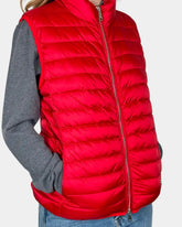 Gilet in piumino rosso da donna -  | dBlank