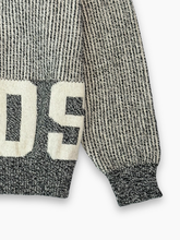 Ribbed Low Logo Full Zip Cardigan - Grigio | Qlhype