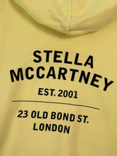 Yellow Hoodie With "23 Old Bond St. London" Print -  | dBlank