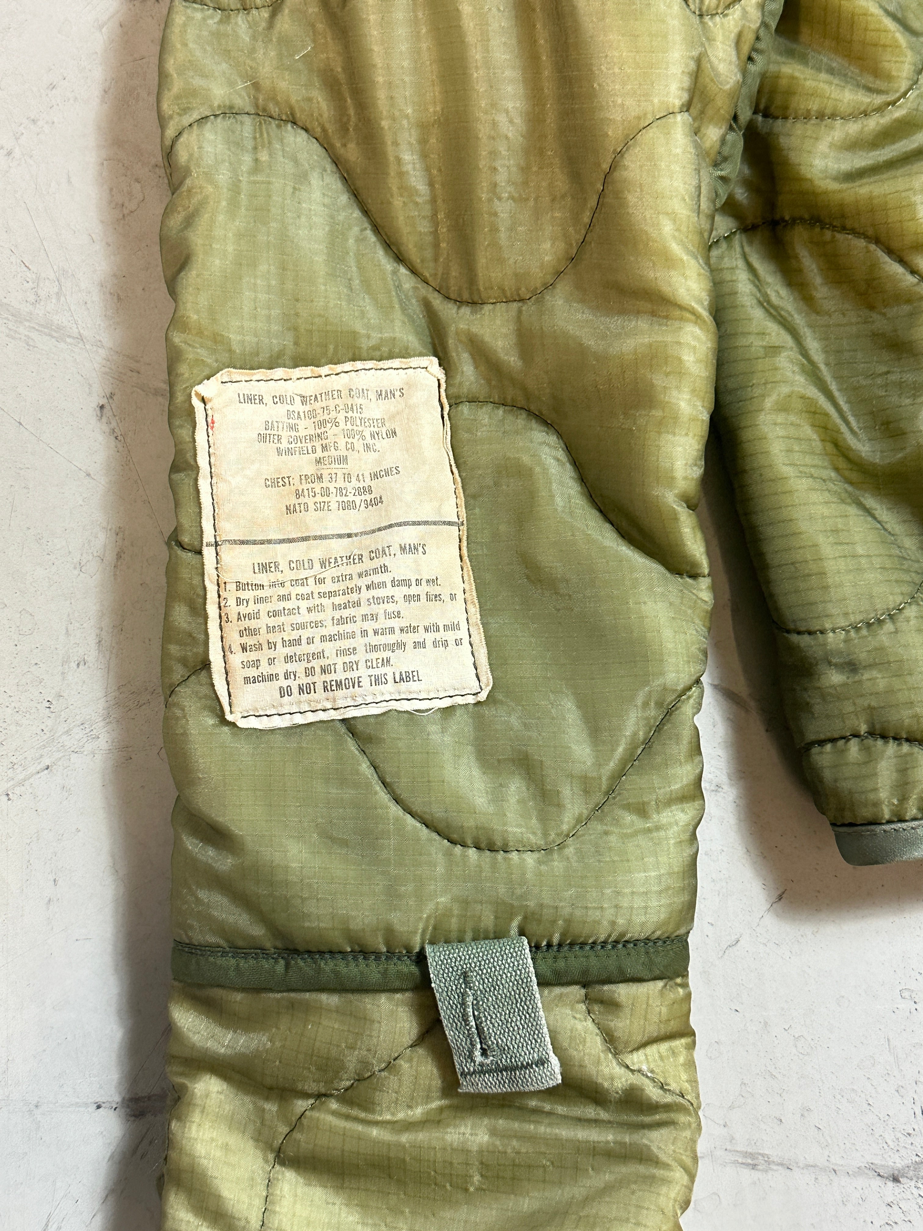 Puffy Cropped Jacket “Army”