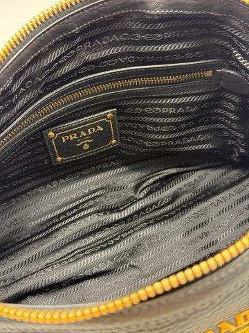 Borsa Nera In Pelle Martellata