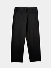 Classic Black Pants With Zip On The Bottom -  | dBlank