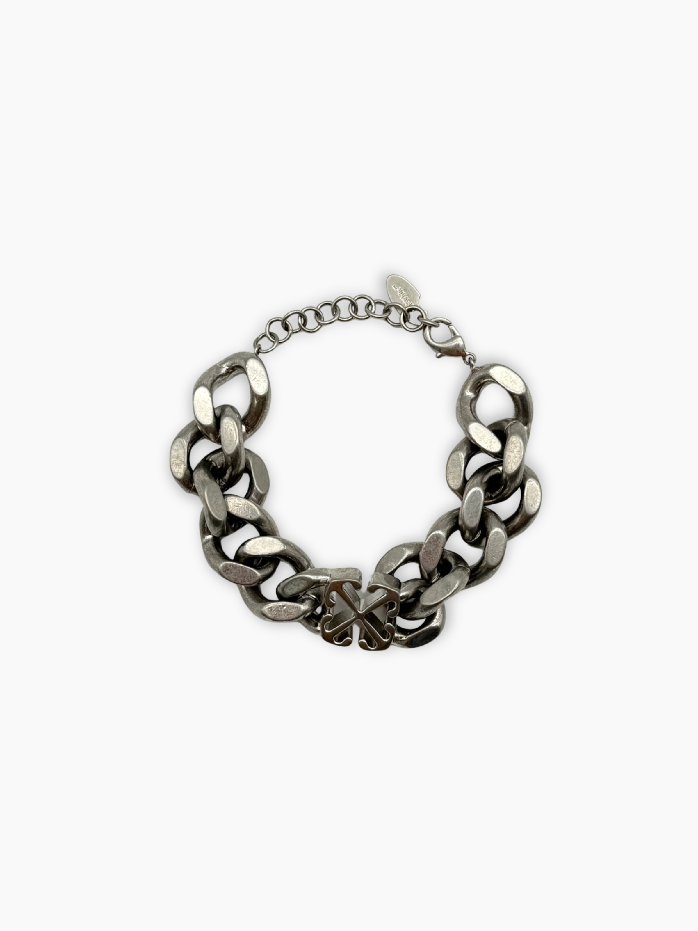 Bracciale Argento A Maglie Spesse