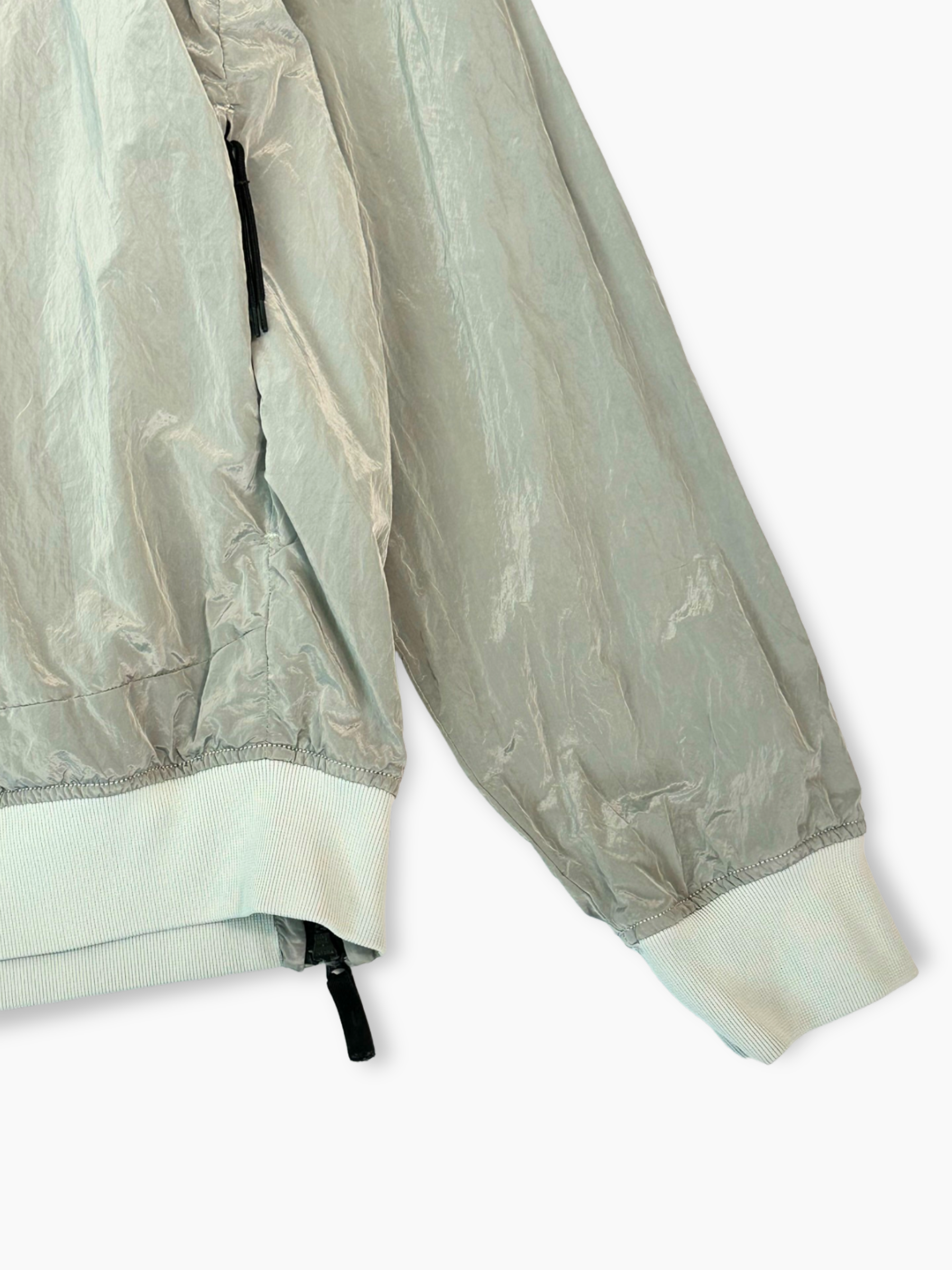 Felpa Grigia Nylon Metal Stone Island