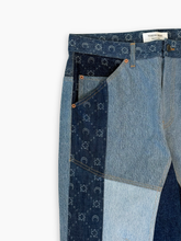 Jeans Patchwork In Denim Multicolore - Blu | dBlank