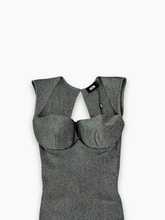 Vestito Hoop metallic Knit Long -  | Qlhype