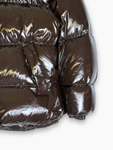 Piumino Lucido Marrone - Marrone | Qlhype