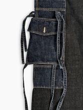 Jeans Cargo Nero Con Tasche Patchwork - Blu navy | dBlank
