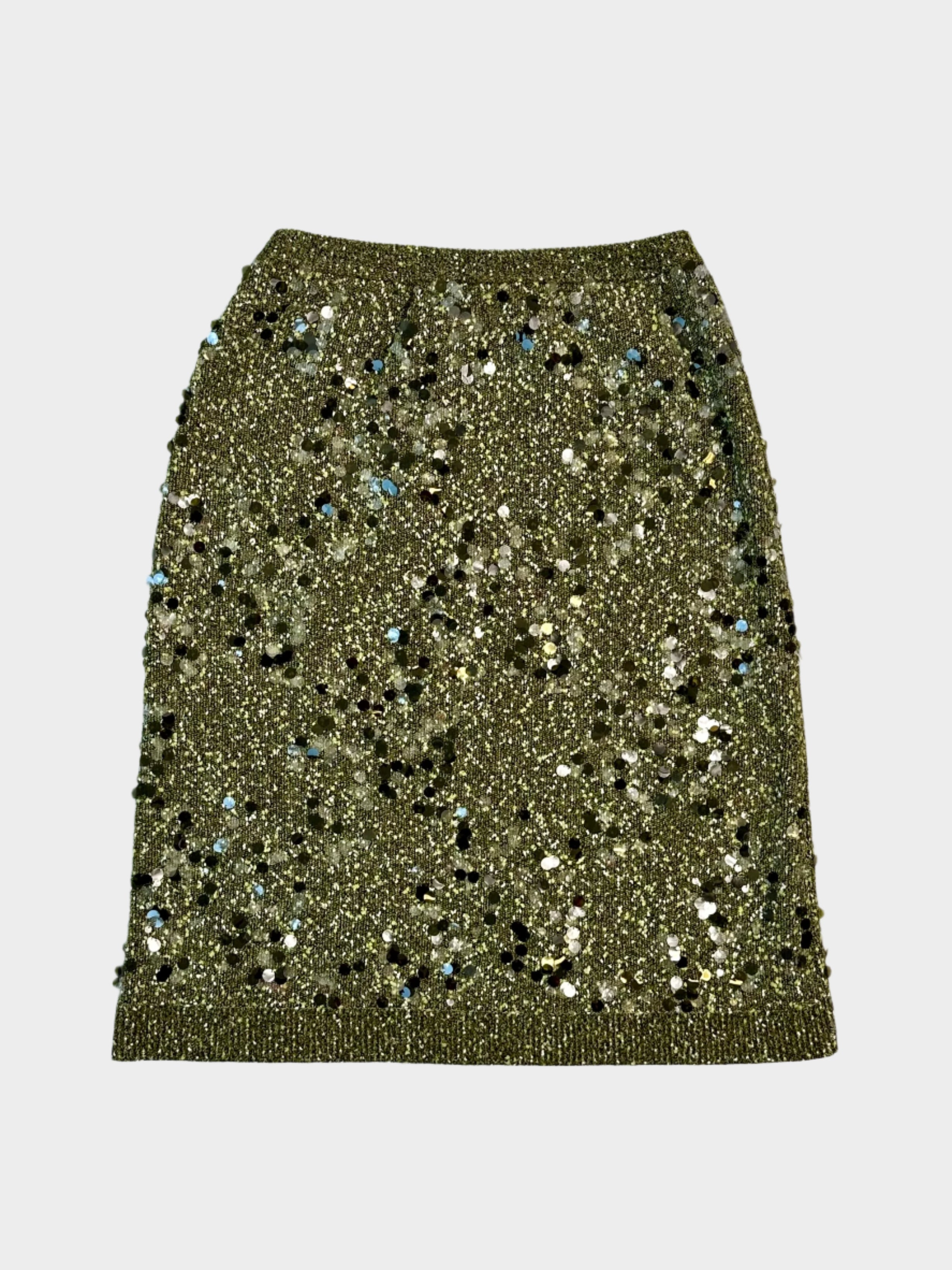 Knitted Sequin Skirt